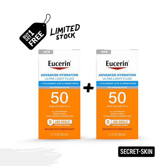 Eucerin Advanced Hydration Ultra Light Fluid – 50ml (Buy 1 Get 1 Free)