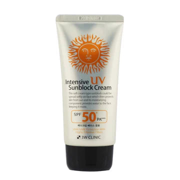 3W Clinic Intensive UV Sunblock Cream SPF 50+ PA+++ – 70 ml