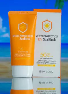 3W Clinic Multi Protection UV Sun Block SPF 50+ PA+++ – 70 ml