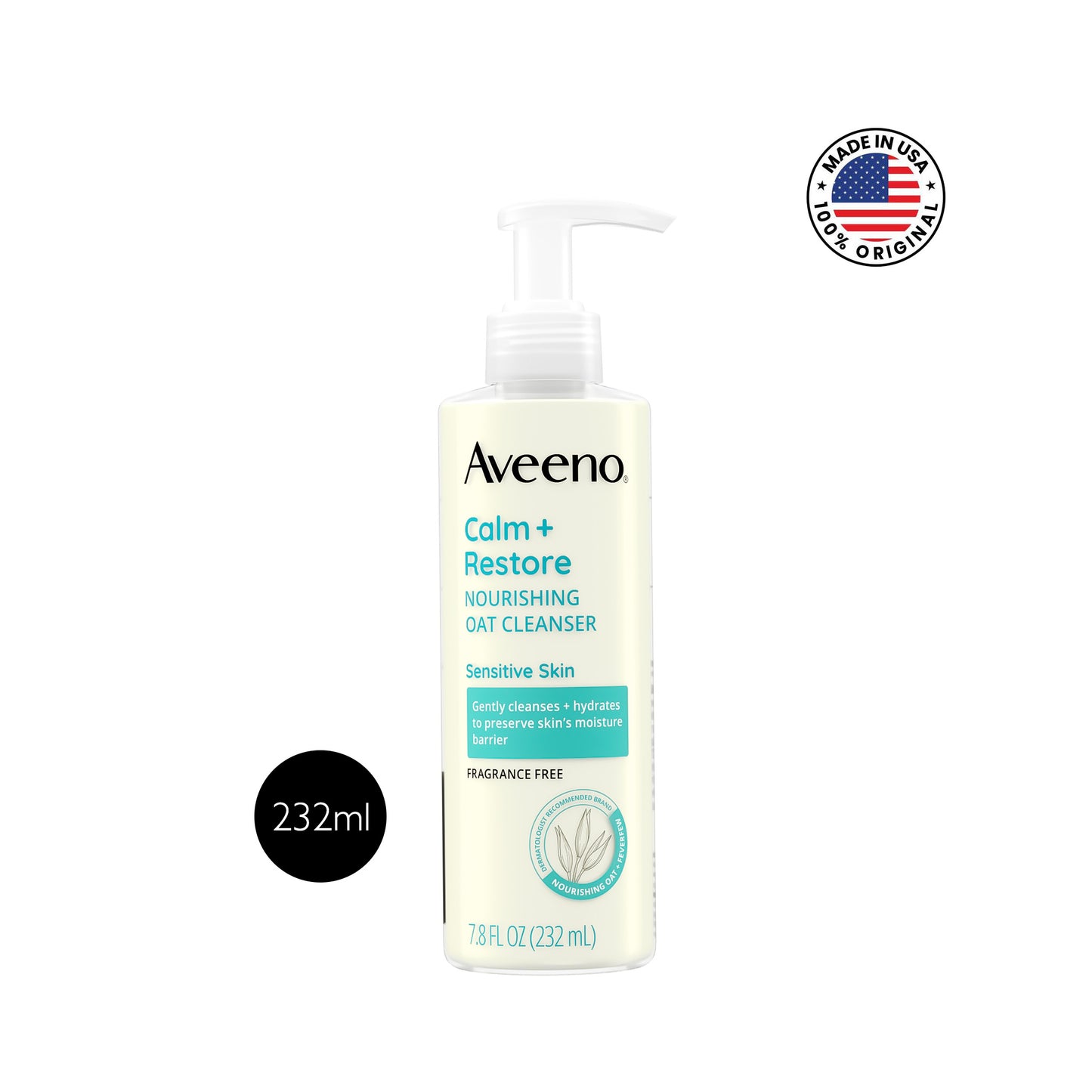 Avenno Calm+restore moisturizing OAT Cleanser – 232ml