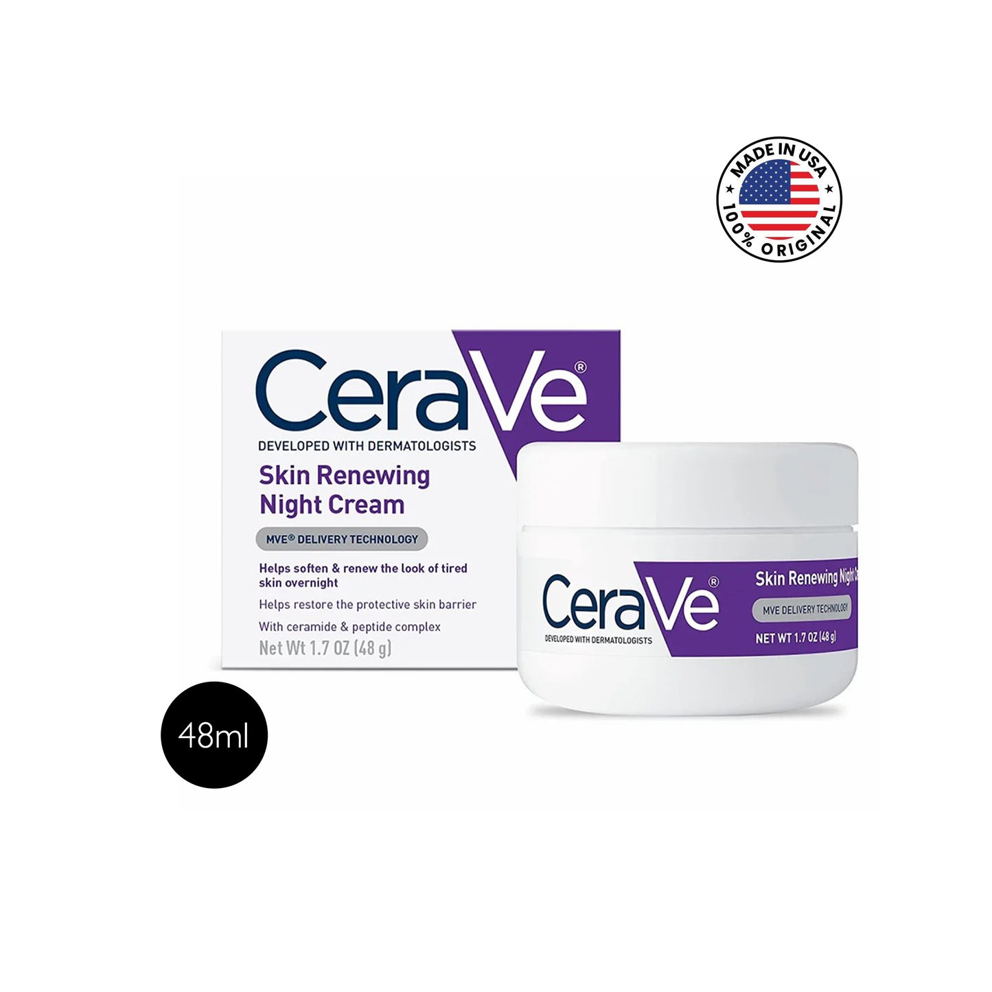 CeraVe Renewing Night Cream – 48g