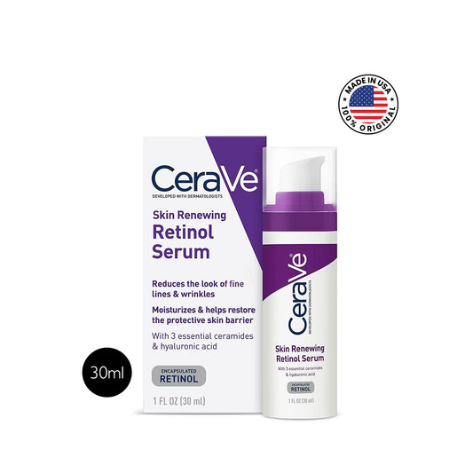 হায়ালুরোনিক অ্যাসিড সহ সেরাভে স্কিন রিনিউয়িং রেটিনল সিরাম - ৩০ মিলি