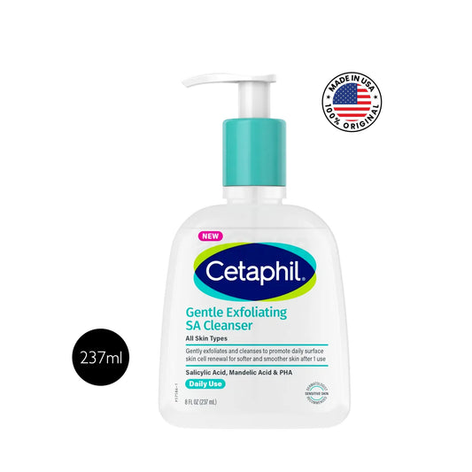 Cetaphil SA Cleanser with Salicylic Acid, Mandelic Acid & PHA – 237ml