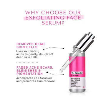 Dr. Rhäzes The Remedist Exfoliating Face Serum (AHA 25% + BHA 2% + PHA 5%) – 30 ml