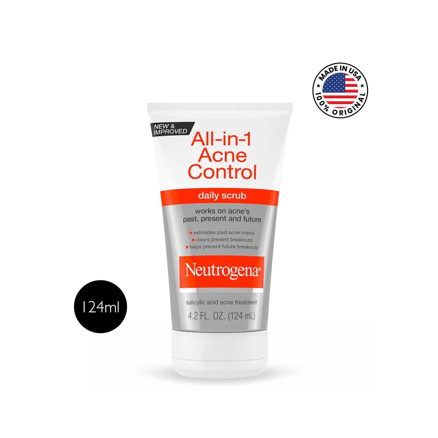 Neutrogena all in 1 acne daily scrub  – 124ml