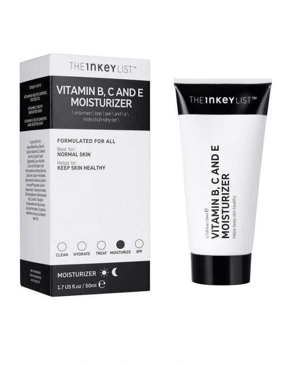 The INKEY List Vitamin B, C & E Moisturizer – 50ml