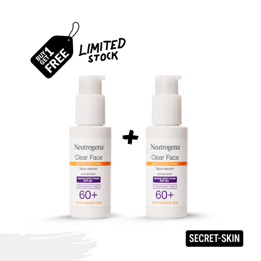 Neutrogena Clear Face Serum 60+ 50ml(Buy 1 Get 1 Free)