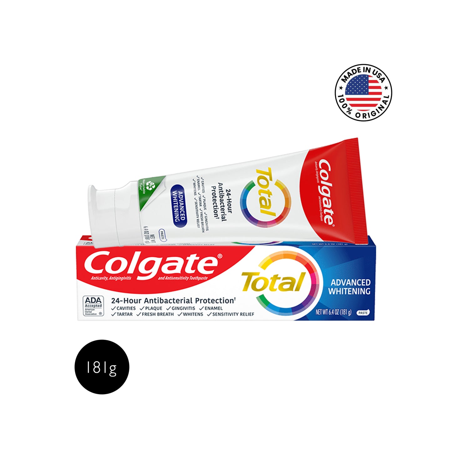 Colgate Total Advanced Whitening Toothpaste – 181 g