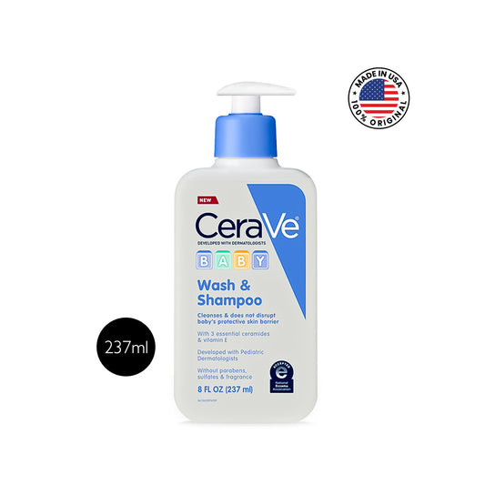 CeraVe Baby Wash & Shampoo – 237ml