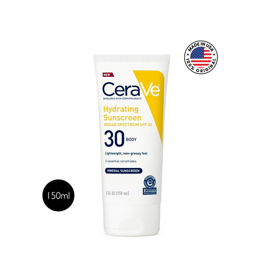 Cerave hydrating minerel sunscreen BSF30  – 150ml