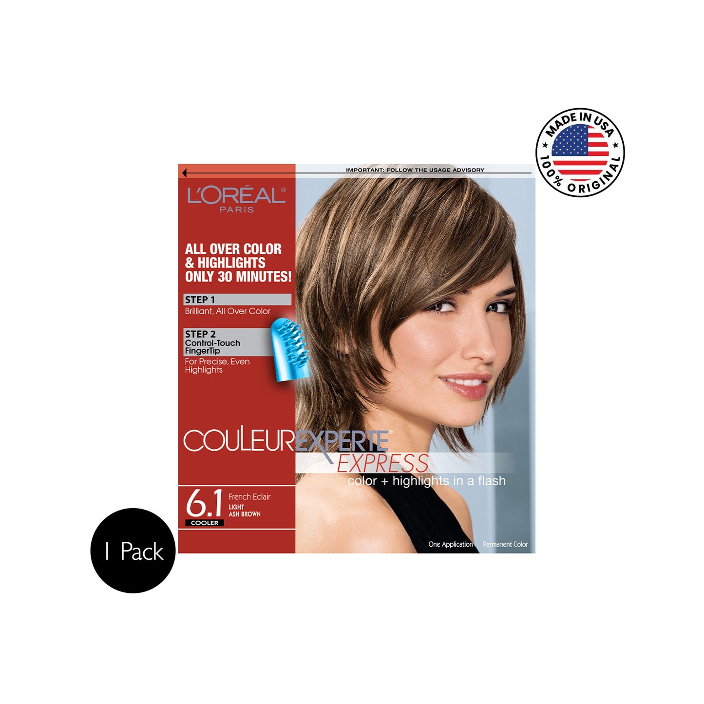 Loreal all over color &n highlights 6.1 color USA