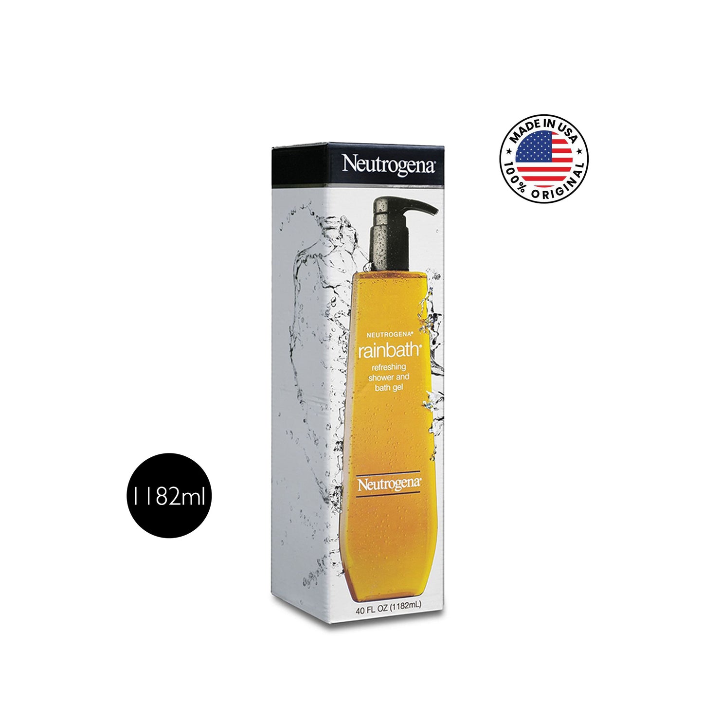 নিউট্রোজেনা রেইনবাথ রিফ্রেশিং শাওয়ার এবং বাথ জেল ১১৮২ মিলি