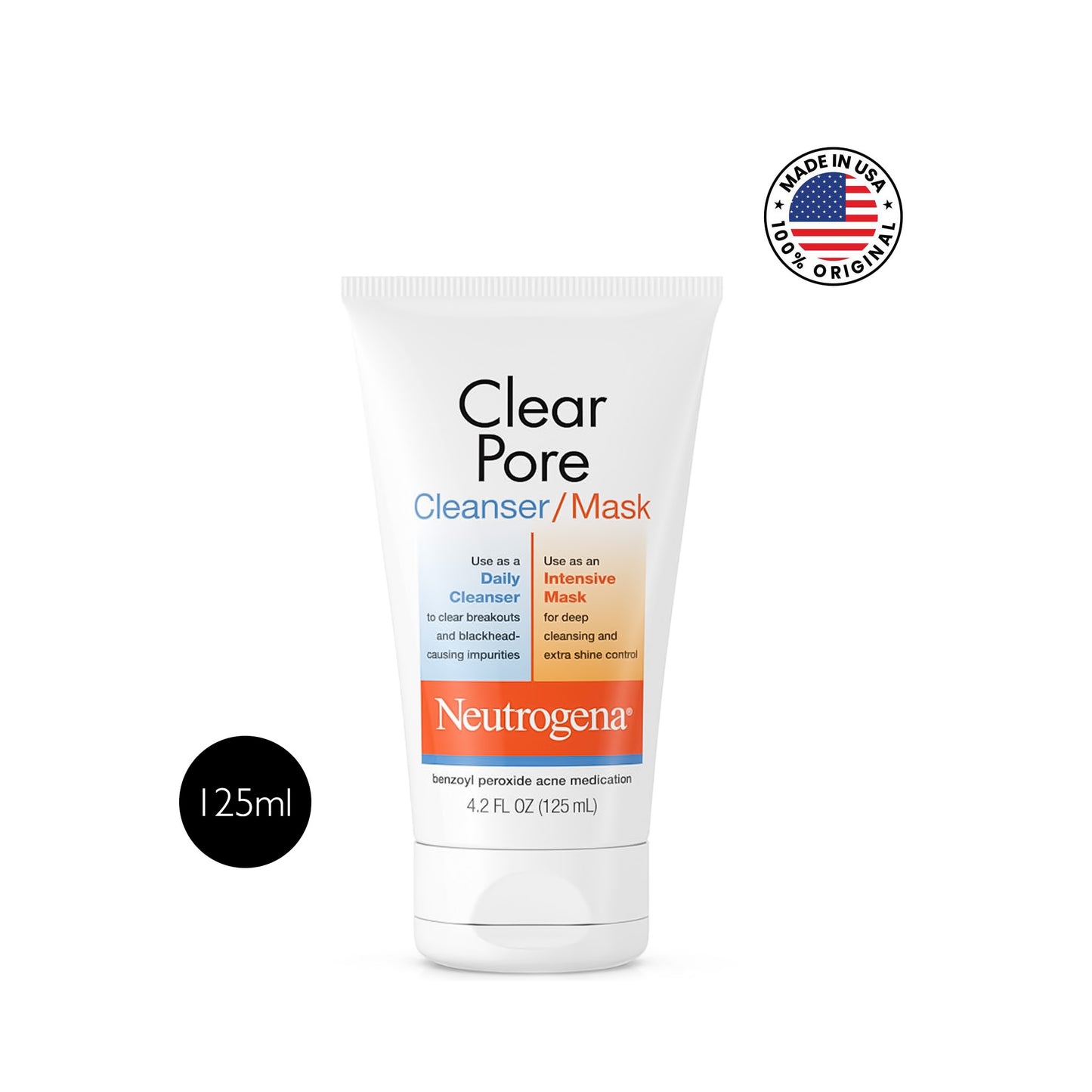 Neutrogena Clear Pore Cleanser/mask – 125ml