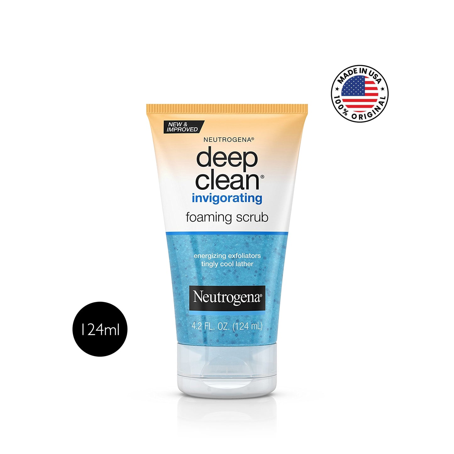 Neutrogena deep clean invigorating foaming scrub – 124ml
