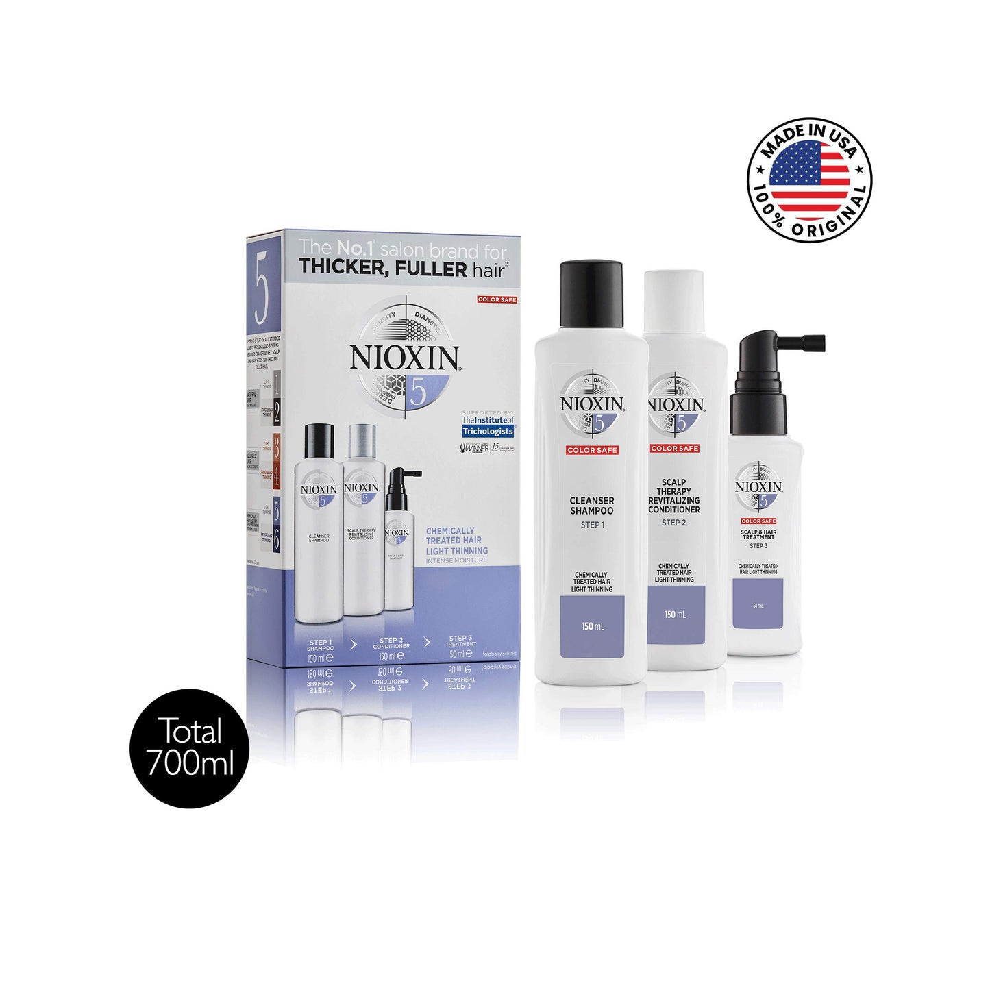 Nioxin System 3 Scalp Therapy Conditioner – Chemically Treated Hair, Light Thinning – 700ml