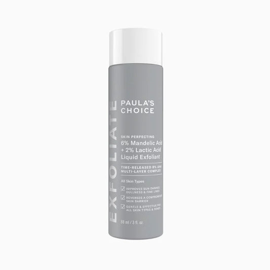 Paula’s Choice 6% Mandelic Acid + 2% Lactic Acid Liquid Exfoliant – 88ml