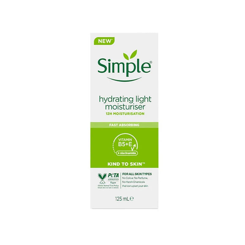 Simple Kind To Skin Hydrating Light Moisturiser – 125ml