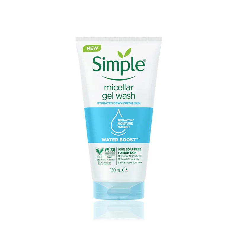 Simple Water Boost Micellar Gel Face Wash – 150 ml