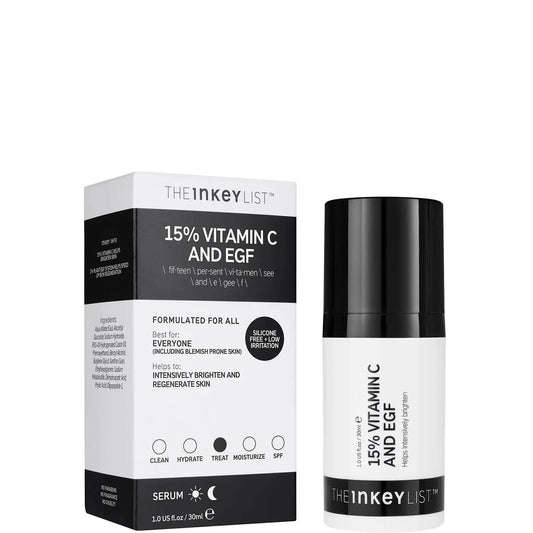 The INKEY List 15% Vitamin C & EGF Serum – 30ml