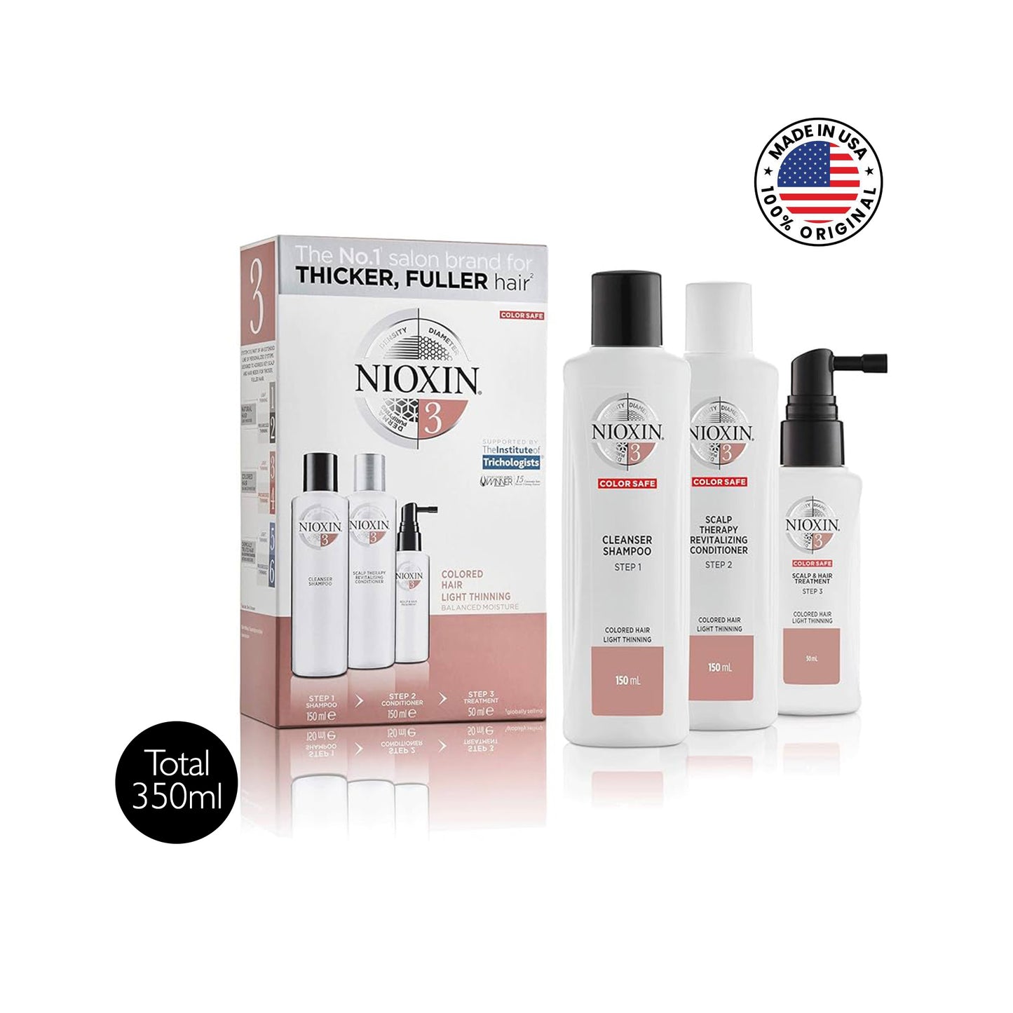 Nixion Colored Hair Light Thinning Balanced Moisture (1 in 3)1 Pack - 350ml